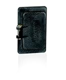Leviton 3061-eカバープレート、single-gang、flip-lid、漏電遮断器、耐候性、ブラック