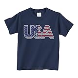 threadrock Little Boys ' USA (レトロデザイン)乳児/幼児用Tシャツ カラー: ブルー
