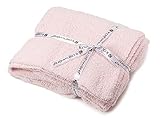 (カシウエア)kashwere ブランケット BLANKET t-30-07-52 Pink 137cm×187cm [並行輸入品]