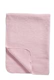 Meyco Baby Blanket 100% Cotton (120 x 150 cm, Baby Pink) by Meyco