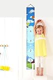 カラフル高さチャート – Growth Chart for Girls – Boys – Kids by suhaship withデジタル印刷|ベビーシャワーgift-nursery壁decor-m