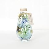花由 ハーバリウム Herbarium　-healing flower ウォーターブルー ラウンド(丸)タイプ