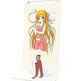 可愛いタオル 大判 お洒落バスタオル フェイスタオル 厚手 ふわふわ 魔法使い 吸水/速乾/通気 毛布 シングル ギフト プレゼント 贈り物 温度が変化するにつれて色も変化 35*75cm 赤いドレス