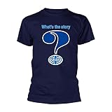 [マンブルズ] オアシス Tシャツ OASIS QUESTION 正規品 紺 ロックTシャツ 関連 (M) 半袖 ネイビー