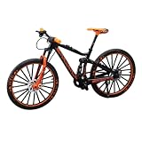 ideastore マウンテンバイク 自転車 ミニ 模型 おもちゃ (オレンジ)