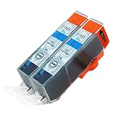 BCI-321 C ×2 【 シアン 2本 】対応機種: PIXUS MP990 MP980 MP640 MP630 MP620 MP560 MP550 MP540 MX870 MX860 iP4700 iP4600 iP3600 ICチップ残量表示検知機能付き Mt.Smile製 互換 インク カートリッジ BCI 321 【365日保証】サービス