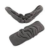 Refaxi 布のおむつのベイビー5層の木炭の竹は、布のおむつのための再利用可能なライナー2個を挿入します。