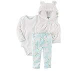 Carter's PANTS ベビー・ガールズ US サイズ: 9 Months カラー: ホワイト