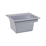 Mustee 25twベクトルマルチタスクシンク、22インチx 25-inch、Twilight