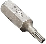 Vermont American 15352 Type Security Torx Size TX10 with 1-Inch Length Extra Hard Screwdriver Bit [並