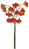 asca 造花 スイートピー×12 (1束3本) 花径3~4.5cm オレンジ A-32815-030