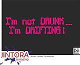 JINTORA ステッカー/カーステッカー - I'm not drunk - 私は酔っていない - 210x53 mm - JDM/Die cut - 車/ウィンドウ/ラップトップ/ウィンドウ - 