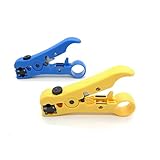 Multi-functional Adjustable Cutter Cable Wire Striper Electric Tool for UTP/STP RG59 RG6 RG7 RG11 BY