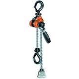 Liftall 603MHX5 Series 603 Mini Ratchet Hoist, 1100 lb. Work Load Limit, 5' [並行輸入品]
