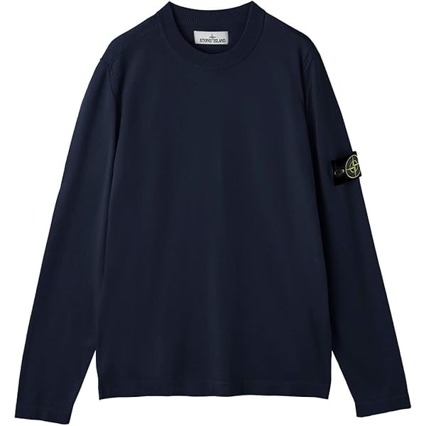 Stone  ロングTシャツ ネイビー S QRコード付き Stone ロングTシャツ ネイビー S QRコード付き Stone Island