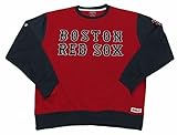 MLBボストンレッドソックスダイヤモンドフリースクルースウェットシャツ L