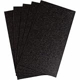 グリッターシート グリッターシール 20×30cm（A4サイズ相当） ブラック 5枚 グリッターフォームシート EVAスポンジシート キラキラシール ラメ 自粘性 ND-0440-R04-BK-5sheets
