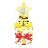 おむつケーキ 1段 おむつケーキ プーさん くまのプーさん 出産祝い ベビーギフト pooh6_7