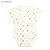 (ボリボンウーフ)boribon oeuf 半袖 フィットオール/マルチ(くじら) 60cm