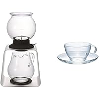【セット買い】 HARIO (ハリオ) ティードリッパー ラルゴ スタンドセット + 耐熱 ティーカップ & ソーサー 230ml セット