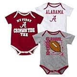 Alabama Crimson Tideクリーパーセット3 / 6ヶ月