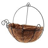 F Fityle ファッション　バルコニー　装飾的　バスケット　プランター　装飾　ぶら下げ　鉢植え　錬鉄製　全2サイズ - M