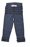 Rufflebutts　ラッフルバッツ　レギンス　お尻＆足首にフリフリフリル　 (デニム, ２T/3T) [並行輸入品]