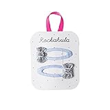Rockahula Kidsロッカフラキッズ/H585Bミニグリッターリボンクリップ/ブルー