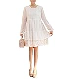 (エスライフ)S-Lifeeling 授乳服 綿 柔らかい 産後 マタニティワンピース 授乳口 コットン ソフト かわいい レース エレガント 花柄 無地 長袖 ゆったり マタニティ服