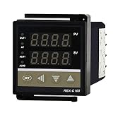 Tubasa PID温度コントローラ デジタル温度調節器 SSR制御 多種のセンサ 110V D1S-VR-220 + Kセンサー+20A SSRソリッドステートリレー サーモスタット温度計 加熱制御