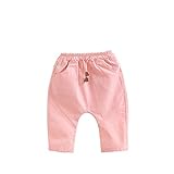 Tovadoo 子供服 ベビー服 女の子 男の子 ズボン 秋 七分 キャンディーカラー カジュアル 部屋着 保育園 旅行 プレゼント 3-7歳