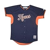 ユースDetroit Tigers Verlander # 35 Athletic Dri - Fit Baseball Jersey XL(18/20)