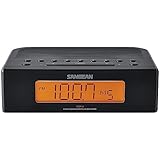 Sangean RCR-5BK Digital AM/FM Clock Radio (Black)
