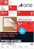 エーワン ラベルシール 強粘着タイプ 2面 18 シート 78202