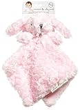 Blankets and Beyond Pink Rosette Bunny Nunu Baby Security Blanket by Blankets and Beyond