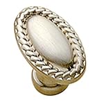 Belwith p404 – 15 1 – 3 / 8inオーバル楕円形ノブソリッド真鍮/ピューター