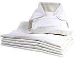 Kushies Washable Pre-folded Diapers, White