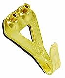 OOK 50616 Padded Pro Hangers Tidy Tins, Supports Up to 50 Pounds, Brass, 10 sets 10 sets [並行輸入品]