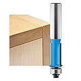 Rockler Flush Trim V-Groove Router Bit - 1/2 Dia x 1 H x 1/4 Shank by Rockler