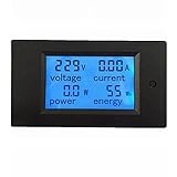 RaiFu マルチメーター デジタル マルチ ファンクション パワー メータ エネルギーモニタ モジュール 電圧計 電流計 100A