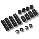 TAGATORON（タガトロン）アルミスペーサーセット（12mm/6mm/3mm/1.5mm 各4個入） (ブラック)
