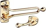 Baldwin 0250 Solid Brass Security Door Guard, Non-Lacquered Brass Baldwin [並行輸入品]