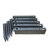 山林路用階段、巡視路階段、屋外用エコ階段 100%再生プラスチック階段と杭2本のセット！！ 工場直送日本製で屋外用階段や仮設階段、花壇などの園芸用品にも使える！山林用階段 ハイステップ