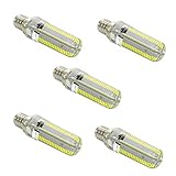Ruanyi 5PCS E11調光可能な4W 152 LED 3014 SMD 300-400 LM暖かい白クールな白装飾バイピンライトAC 110-130V ( 色 : Cool White )