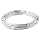 自然 アルミ（盆栽）針金 白 400g 4.0mm