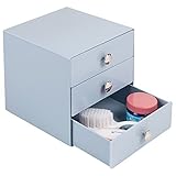 mDesign baby3drawers ブルー 4082MDB