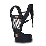 SONARINオールシーズンマルチファンクションHipseatベビーキャリア、通気性、赤ちゃんのための居心地の良い＆うるおい、持ち運びが簡単で簡単なママ、あなたの子供の成長に適応、100％保証と無料配