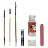 プロクソン(PROXXON) エアーブラシ用メンテナンスセット 【ブラシ3種 クリナー・洗浄ケース・ノズル研磨ペーパー各1個】 No.22660