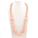 Consider It Maid Silicone Teething Necklace for Mom to Wear - FREE E-BOOK - BPA FREE and FDA Approve