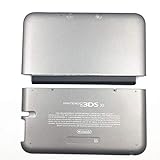 交換用フロントバックフェイスプレートプレートアッパー&バックバッテリーハウジングシェルケースカバー 3DS XL / 3DS LL ゲームコンソール用 - グレー